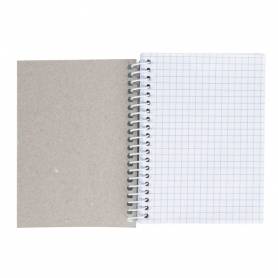 Cuaderno espiral liderpapel bolsillo dieciseavo smart tapa blanda 80h 60gr cuadro 4mm colores surtidos