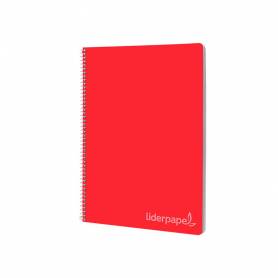 Cuaderno espiral liderpapel folio witty tapa dura 80h 75gr milimetrado 2mm colores surtidos