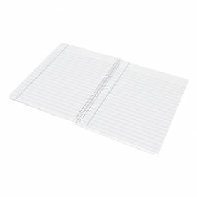 Cuaderno espiral liderpapel folio witty tapa dura 80h 75gr rayado montessori 3,5mm colores surtidos