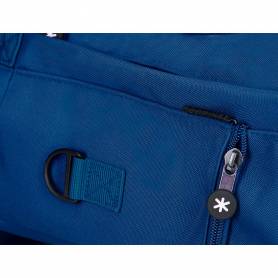 Cartera antartik mochila 2 asas y bolsillos exteriores azul 300x115x390 mm