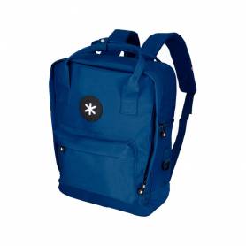 Cartera antartik mochila 2 asas y bolsillos exteriores azul 300x115x390 mm