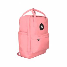 Cartera antartik mochila 2 asas y bolsillos exteriores coral 300x115x390 mm