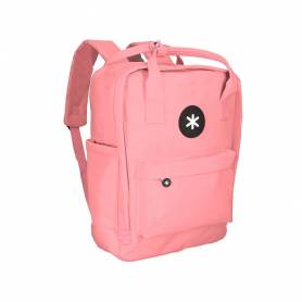 Cartera antartik mochila 2 asas y bolsillos exteriores coral 300x115x390 mm