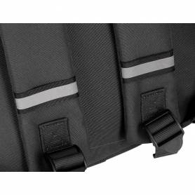 Cartera antartik mochila 2 asas y bolsillos exteriores negro 300x115x390 mm