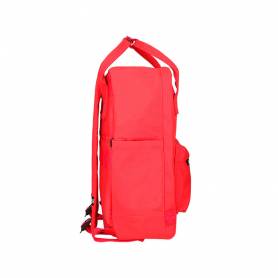 Cartera antartik mochila 2 asas y bolsillos exteriores rojo 300x115x390 mm