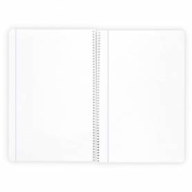 Cuaderno espiral liderpapel a4 wonder tapa plastico 80h 90 gr liso colores surtidos