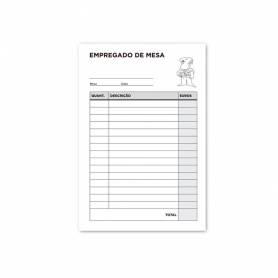 Talonario liderpapel camarero octavo sin iva 202 duplicado texto en portugues