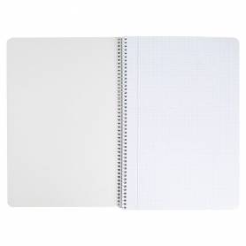 Cuaderno espiral liderpapel a5 micro witty tapa dura 140h 75gr cuadro 5mm 5 bandas 6 taladros colores surtidos