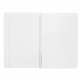 Cuaderno espiral liderpapel folio witty tapa dura 80h 75gr cuadro 4mm con margen colores surtidos