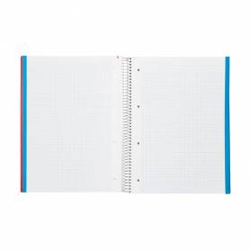 Cuaderno espiral liderpapel a4 micro jolly multidisciplina tapa forrada 140h 75gr 28h 5mm 112h hrtal.