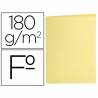 Subcarpeta liderpapel folio amarillo pastel 180g/m2 - SC34