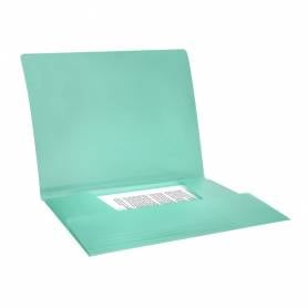 Carpeta liderpapel gomas solapas polipropileno din a4 verde manzana opaco