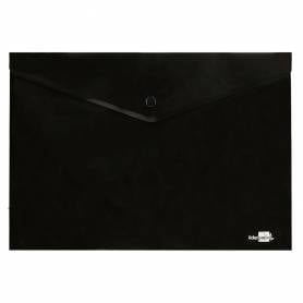 Carpeta liderpapel dossier broche polipropileno din a4 negro opaco 50 hojas