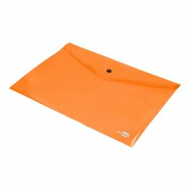 Carpeta liderpapel dossier broche polipropileno din a4 naranja fluor opaco 50 hojas