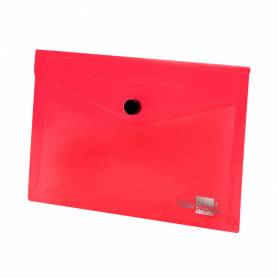 Carpeta liderpapel dossier broche polipropileno din a7 rojo translucido