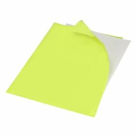 Carpeta liderpapel dossier uñero polipropileno din a4 amarillo fluor opaco 20 hojas