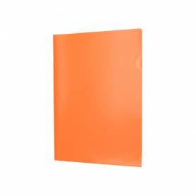 Carpeta liderpapel dossier uñero polipropileno din a4 naranja fluor opaco 20 hojas