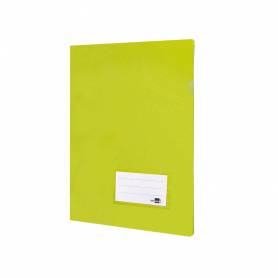 Carpeta liderpapel dossier a4 uñero amarillo fluor opaco