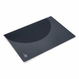 Libreta liderpapel 360 tapa de plastico a4 48 hojas 90g/m2 horizontal con doble margen tapa negra