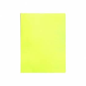 Carpeta liderpapel escaparate 60 fundas polipropileno din a4 amarillo fluor opaco