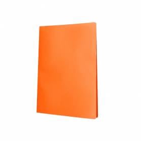 Carpeta liderpapel escaparate 60 fundas polipropileno din a4 naranja fluor opaco