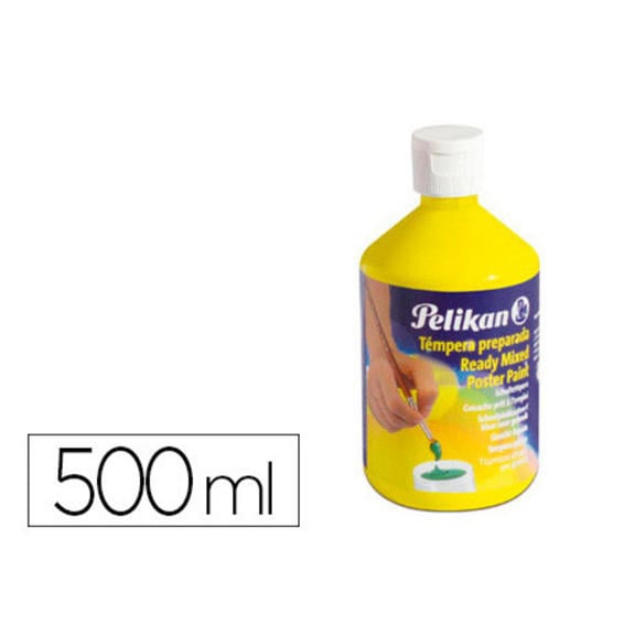 Tempera pelikan escolar 500 ml 742/500ml amarillo n. 59a