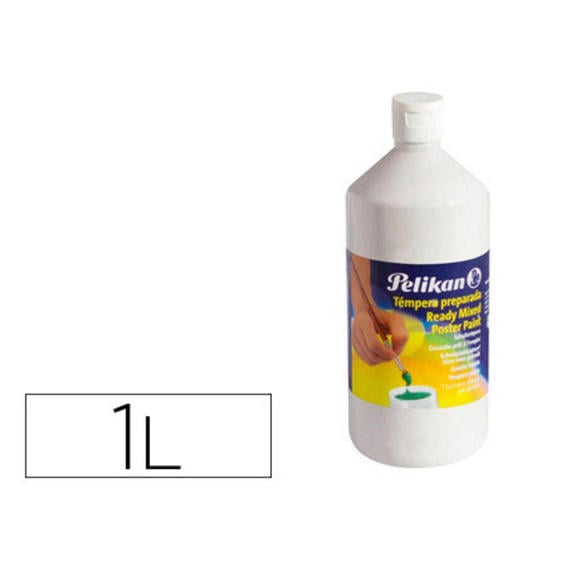 Tempera pelikan escolar 1000 ml 742/1000ml blanco n. 4