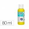 Pintura acrilica liderpapel bote de 80 ml amarillo - DC01