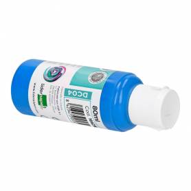 Pintura acrilica liderpapel bote de 80 ml cian