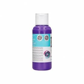 Pintura acrilica liderpapel bote de 80 ml violeta