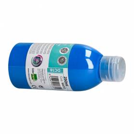 Pintura acrilica liderpapel bote de 250 ml cian