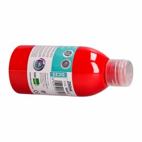 Pintura acrilica liderpapel bote de 250 ml rojo