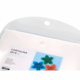 Cartulina liderpapel a4 180g/m2 blanco paquete de 25+5 hojas