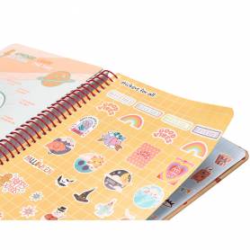 Agenda escolar liderpapel año 24 - 25 escolar classic smile día página a5 tetra