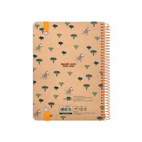 Agenda escolar liderpapel año 24 - 25 escolar classic zebra día página a5 tetra