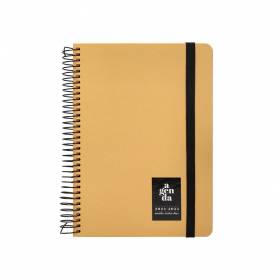 Agenda escolar liderpapel año 24 - 25 curso classic amarillo día página a5