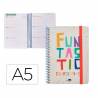 Agenda escolar 2024-2025 liderpapel fantasia funtastic semana vista a5 - LP515