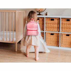 Cartera preescolar liderpapel mochila infantil diseño rosa 250x115x210 mm