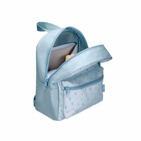 Cartera preescolar liderpapel mochila infantil diseño azul 250x115x210 mm