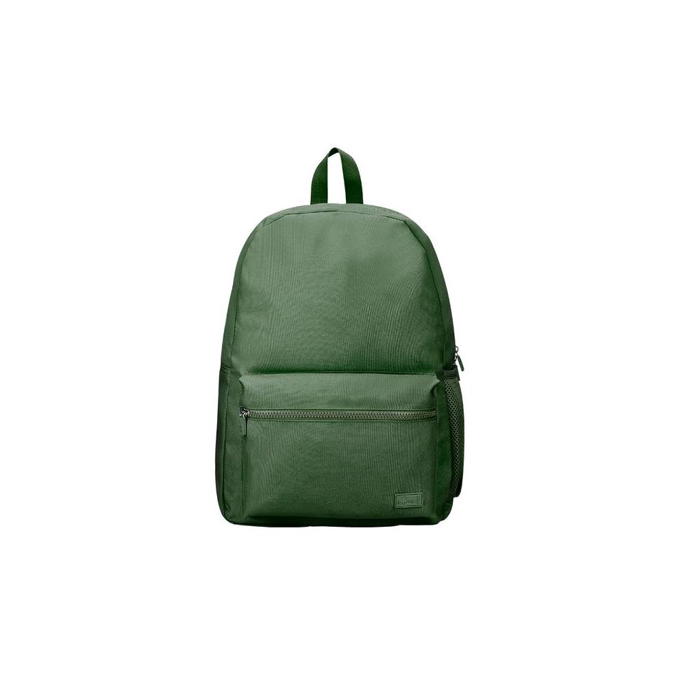 Cartera liderpapel mochila bol sillo lateral elastico color verde militar 400x125x300