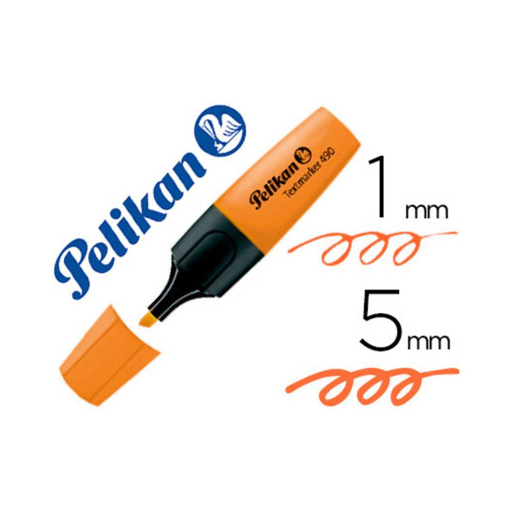 Rotulador pelikan fluorescente textmarker 490 naranja