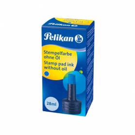 Tinta tampon pelikan azul bote 28 ml