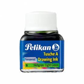 Tinta china pelikan verde claro bote de 10 ml