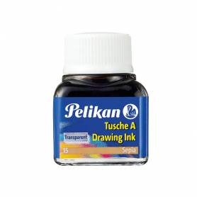 Tinta china pelikan sepia bote de 10 ml