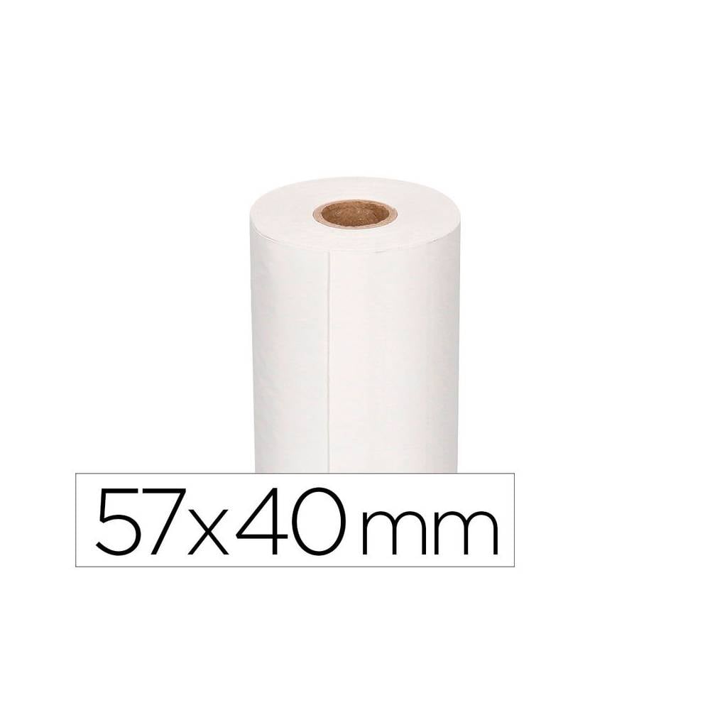 Rollo sumadora q-connect termico 57x40x11 mm 58 gr sin bisfenol a