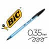 Boligrafo bic cristal soft negro punta de 1,2 mm