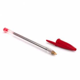 Boligrafo bic cristal original tinta roja unidad