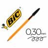 Boligrafo bic naranja fine original negro