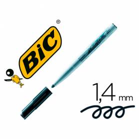 Rotulador bic velleda para pizarra negro punta redonda 1,4 mm