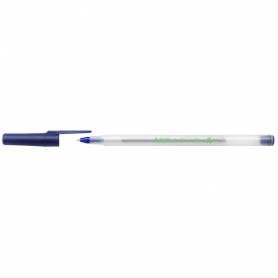 Boligrafo bic ecolutions round stic azul